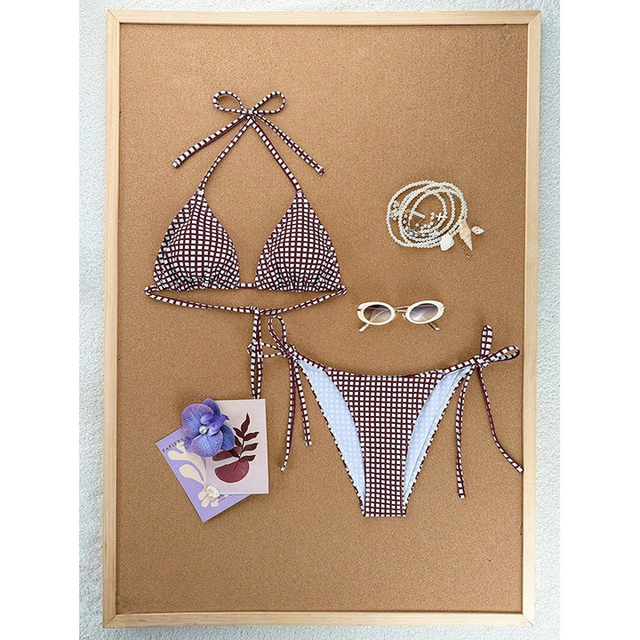 Damen Triangel-Bikini mit Animal-Print Echo Archiv