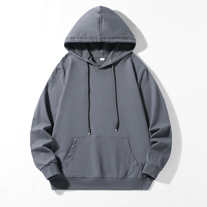 Unisex Oversize Kapuzenpullover aus schwerem Baumwollfleece mit Kängurutasche und verstellbarem Tunnelzug Echo Archiv