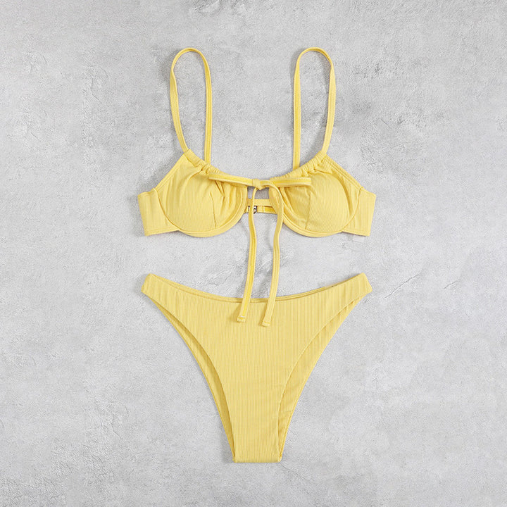 Damen Ripp-Bikini-Set Echo Archiv