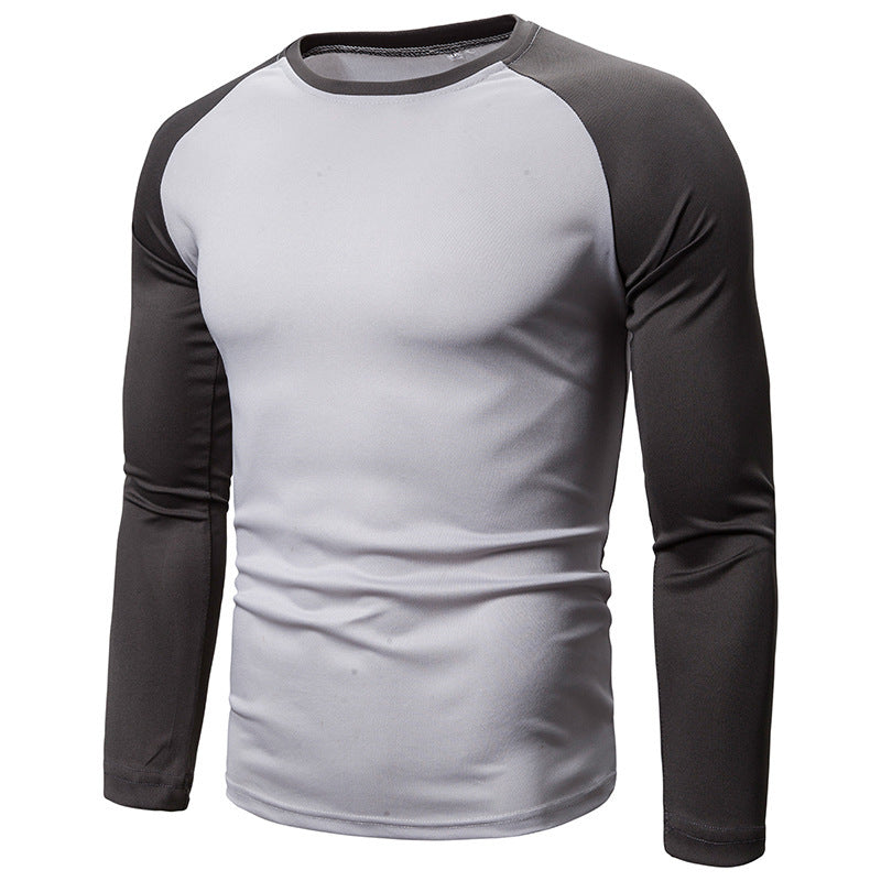 Herren Langarm-Sportshirt mit feuchtigkeitsableitender Technologie und modischem Raglan-Schnitt Echoarchiv