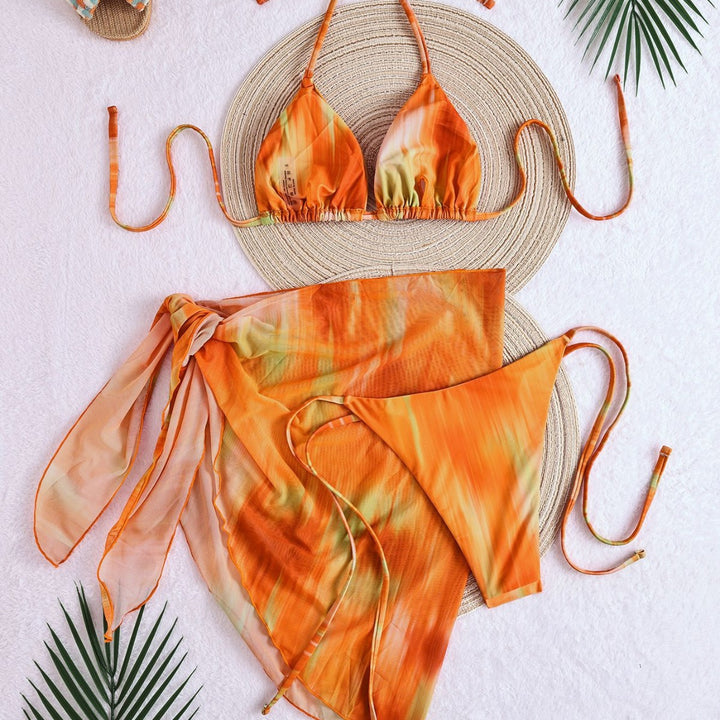 Damen Bikini-Set mit lässigem Wickelrock Echo Archiv