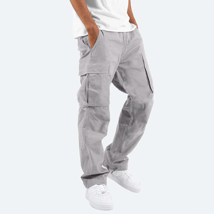 Herren Cargo-Hose mit praktischen Seitentaschen und elastischem Bund Echoarchiv