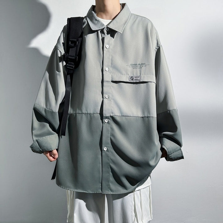 Herren Oversized Utility-Hemd Echoarchiv
