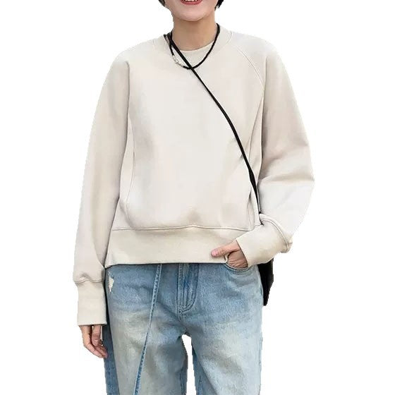 Damen Bequemer Sweatshirt mit raglan Ärmel Echoarchiv