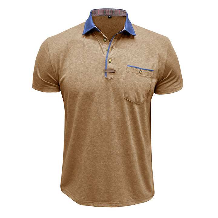 Herren Poloshirt mit modischem Kragen und stylischen Akzenten Echoarchiv