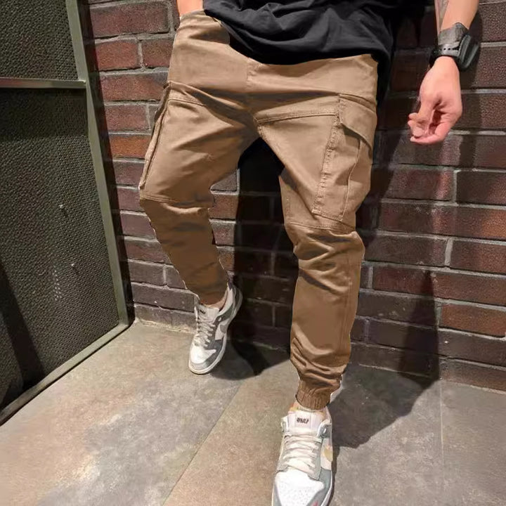 Herren Cargo-Hose mit elastischen Bündchen und praktischen Taschen Echoarchiv