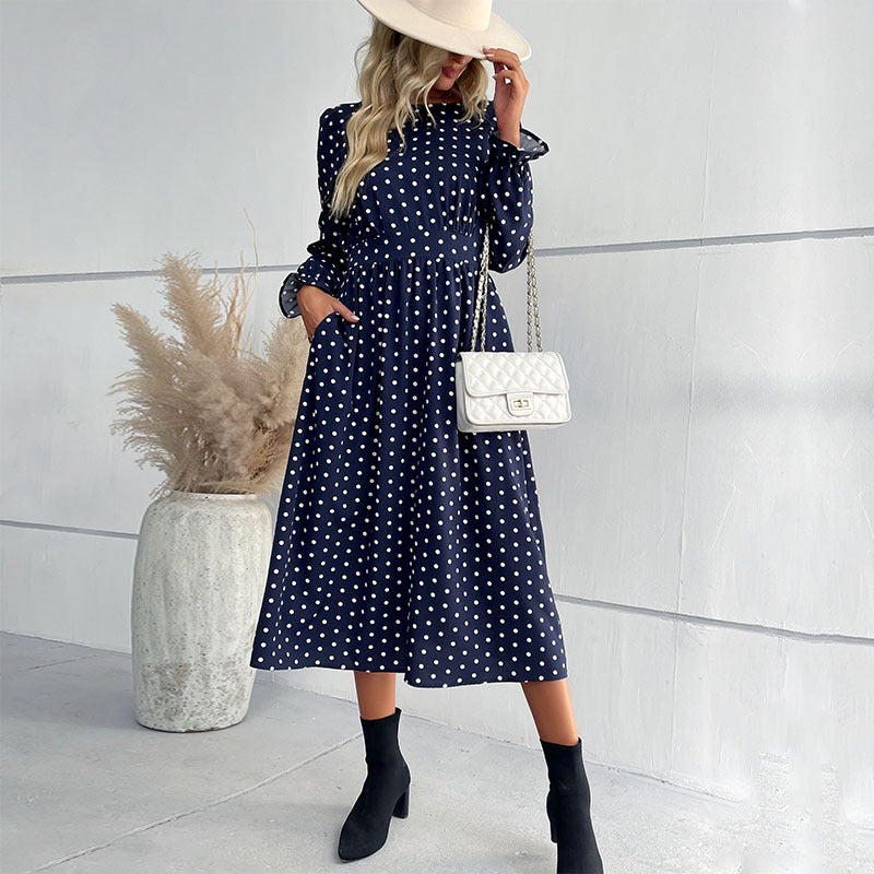 Damen Midi-Kleid im Punkte-Design Echo Archiv