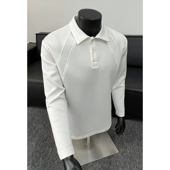 Herren Sport Langarm Polo Shirt Echo Archive