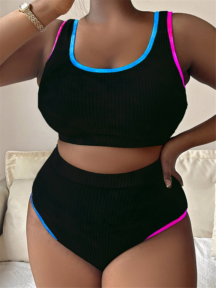 Damen Sportiv geschnittenes Bikini-Set Echo Archiv