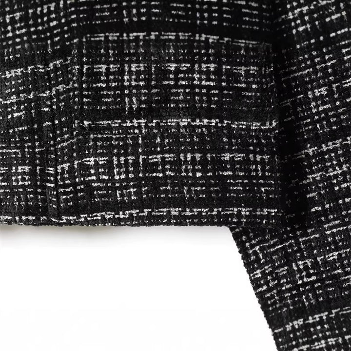 Damen Boxy-Tweedjacke im Bouclé‑Look mit verdeckter Knopfleiste und kastiger Silhouette Echo Archiv