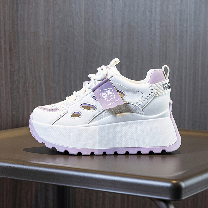 Damen Chunky Sneakers mit atmungsaktiver Mesh-Oberfläche und innovativer Dämpfung Echo Archiv