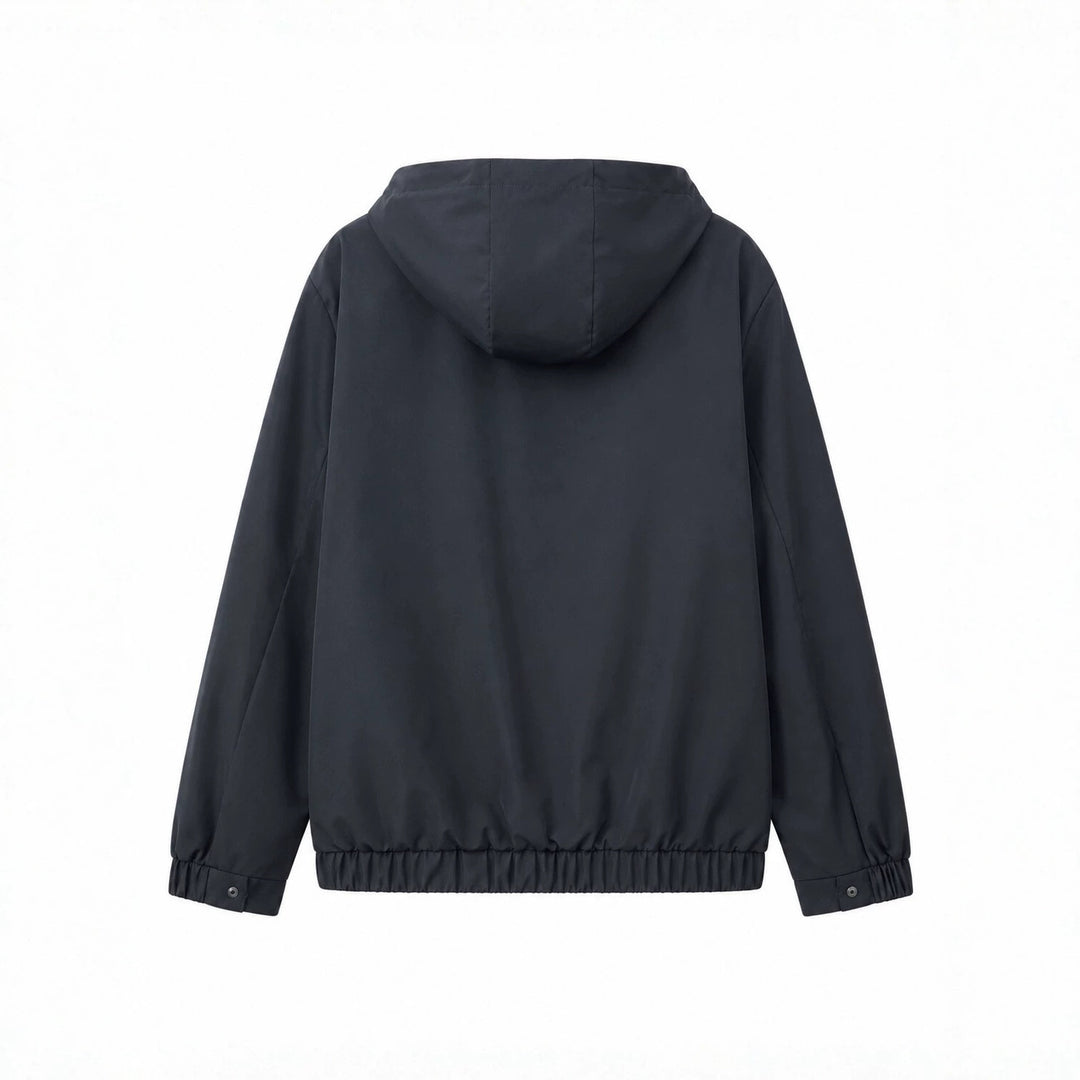 Herren Leichte Softshell‑Hoodiejacke mit wasserabweisender Außenlage, Lederapplikationen und Reißverschlusstaschen Echo Archiv