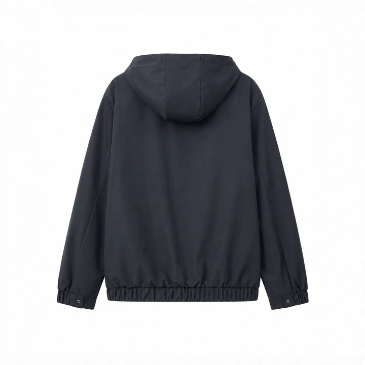 Herren Leichte Softshell‑Hoodiejacke mit wasserabweisender Außenlage, Lederapplikationen und Reißverschlusstaschen Echo Archiv