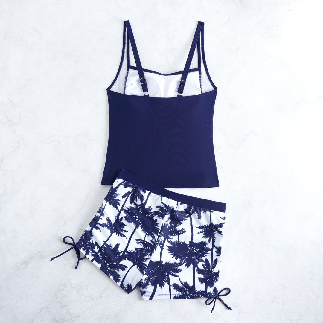 Damen Badeanzug mit trendiger Raffung und modischen Shorts Echo Archiv