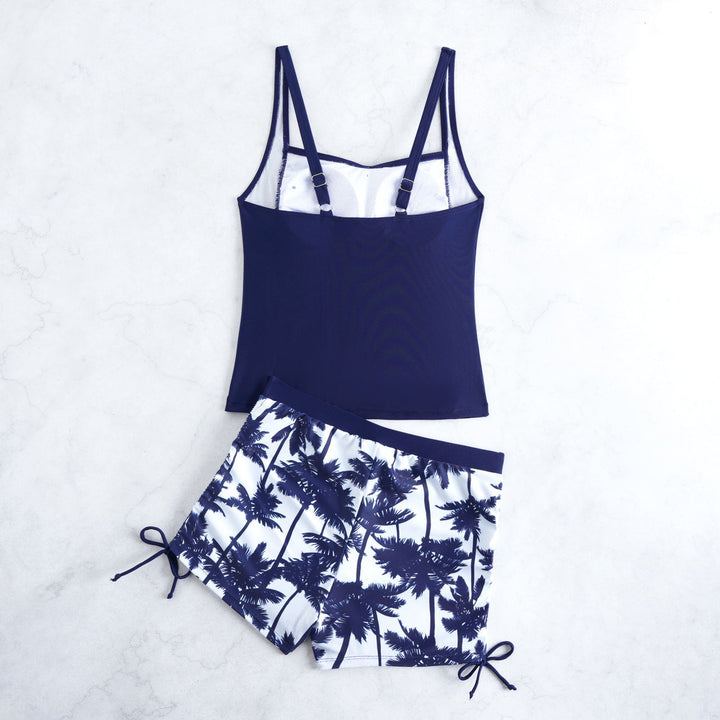 Damen Badeanzug mit trendiger Raffung und modischen Shorts Echo Archiv