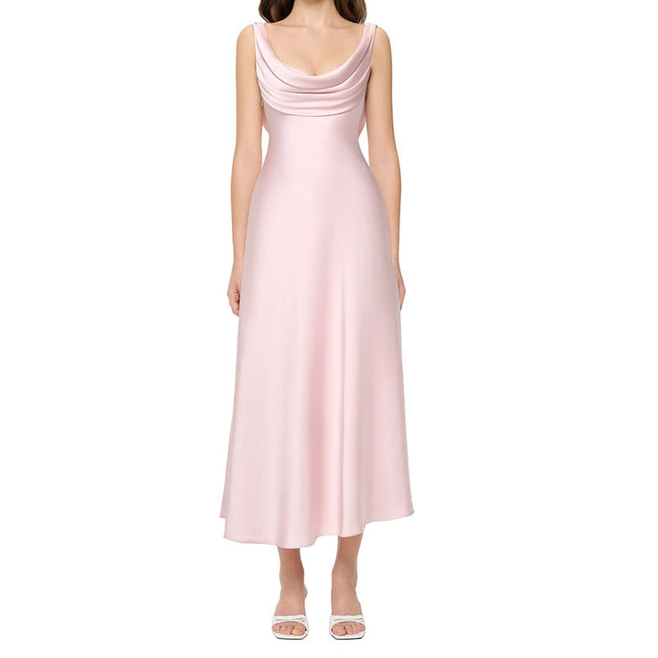 Damen Elegantes Maxikleid mit Cowl-Ausschnitt Echo Archiv