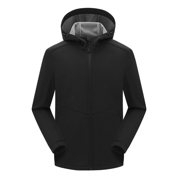 Herren technische Softshelljacke mit fleecegefütterter Kapuze und elastischem Stretchschnitt Echo Archiv