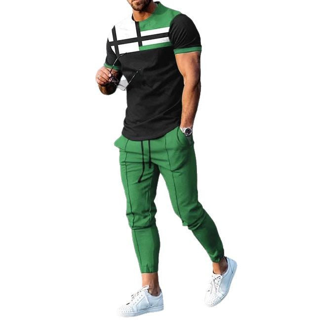 Herren Poloshirt mit modernem Farbblockdesign und lässiger Passform Echoarchiv