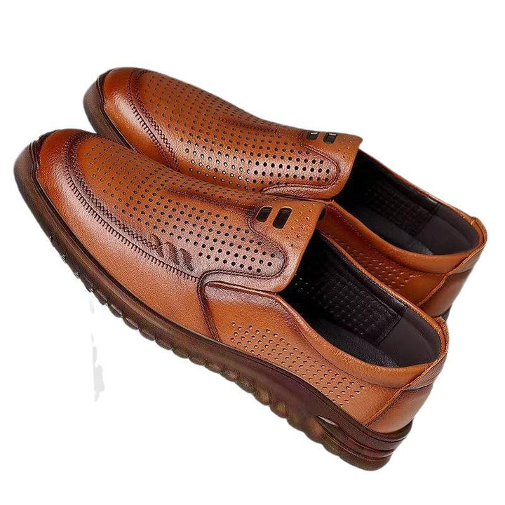 Herren Bequeme Leder Sneakers Echoarchiv