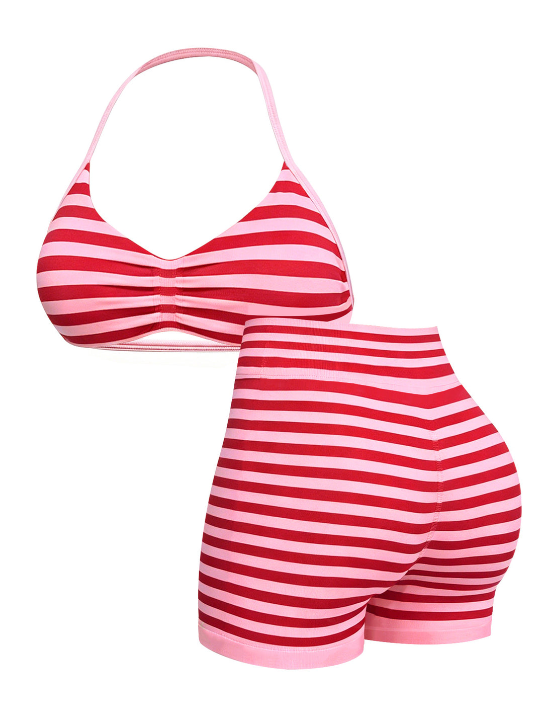 Damen Sportliches Bikini-Set mit hochelastischem Material und verstellbaren Trägern Echo Archiv