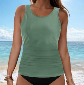 Damen Tankini-Oberteil mit Raffung Echo Archiv