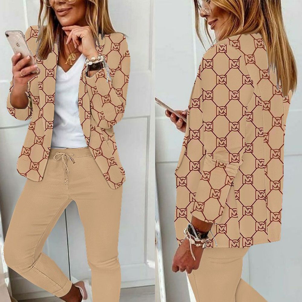 Damen Karierte Slim-Fit Jogginghose mit Tunnelzug und Knöchellangem Schnitt – Avélisse