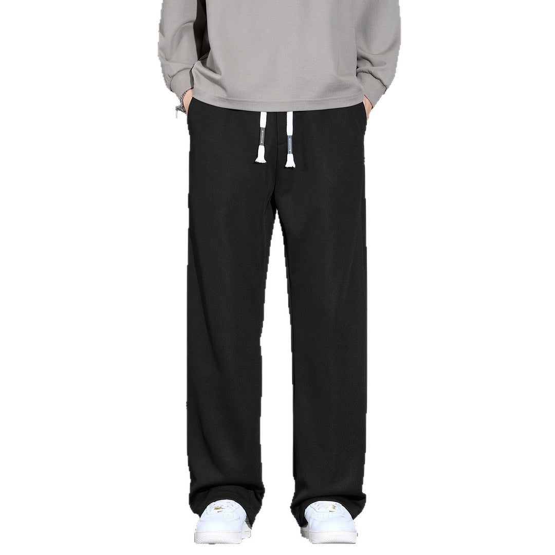 Herren Weite Relaxed-Jogginghose mit Tunnelzug und geradem Bein Echo Archiv