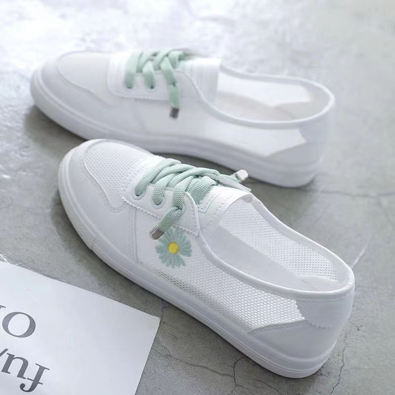 Damen lässige Sneaker mit buntem Blumenmotiv Echo Archiv