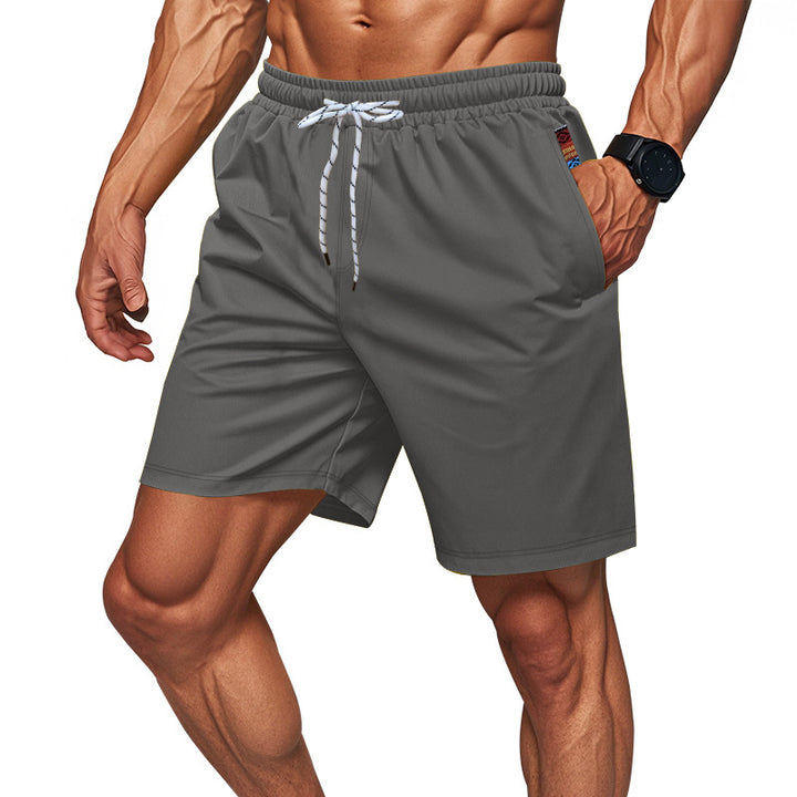 Herren sportliche Schwimmshorts mit elastischem Bund und Taschen Echoarchiv