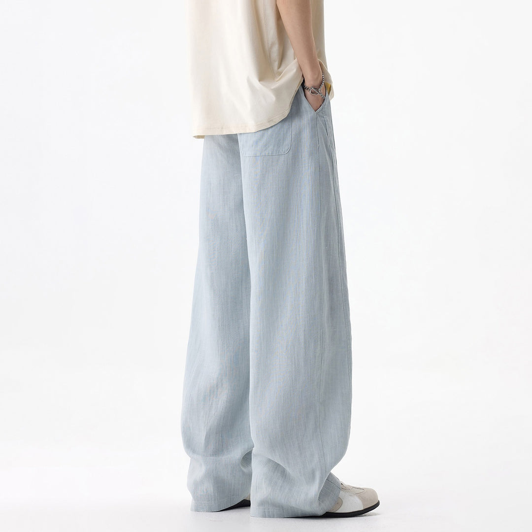 Herren Bequeme und luftige Relaxed Fit Leinenhose Echo Archiv