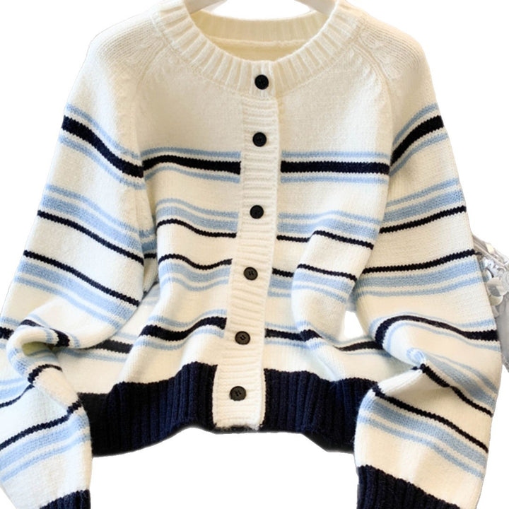 Damen Gemusterter Strickcardigan Echo Archiv