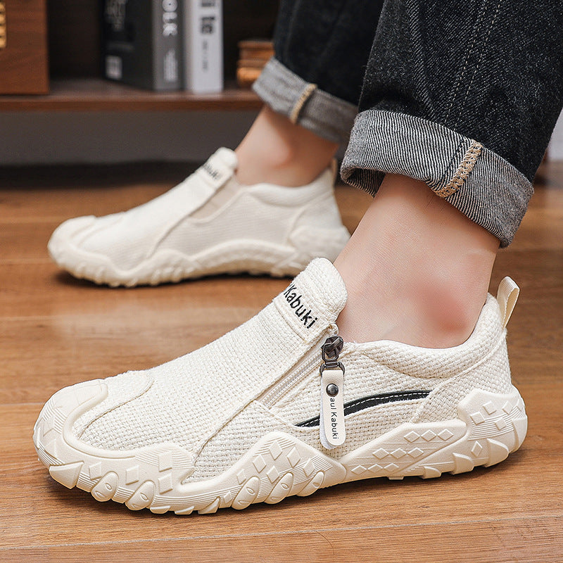 Herren Flexibler Strick-Sneaker mit Reißverschluss Echoarhiv – Norré