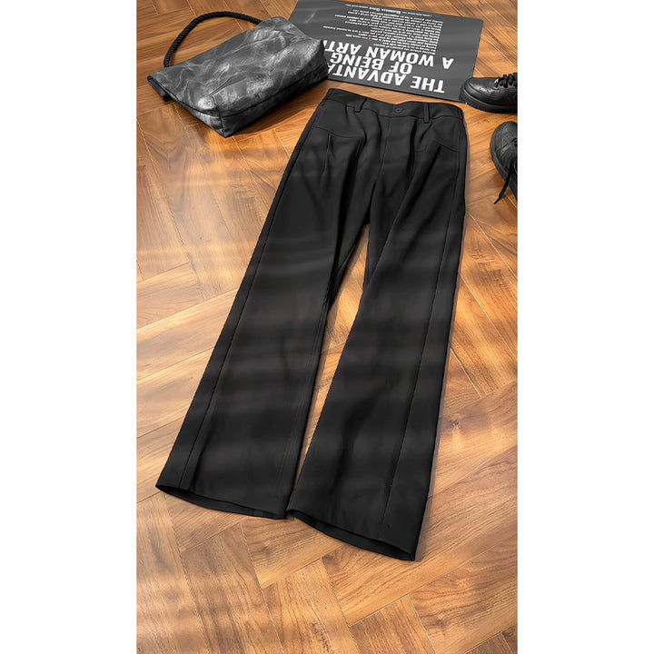 Damen Elegante und weit geschnittene Stoffhose Echo Archiv