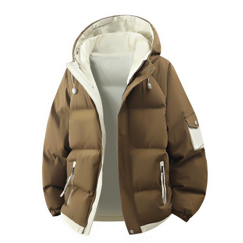Damen Modische Steppjacke mit Kapuze