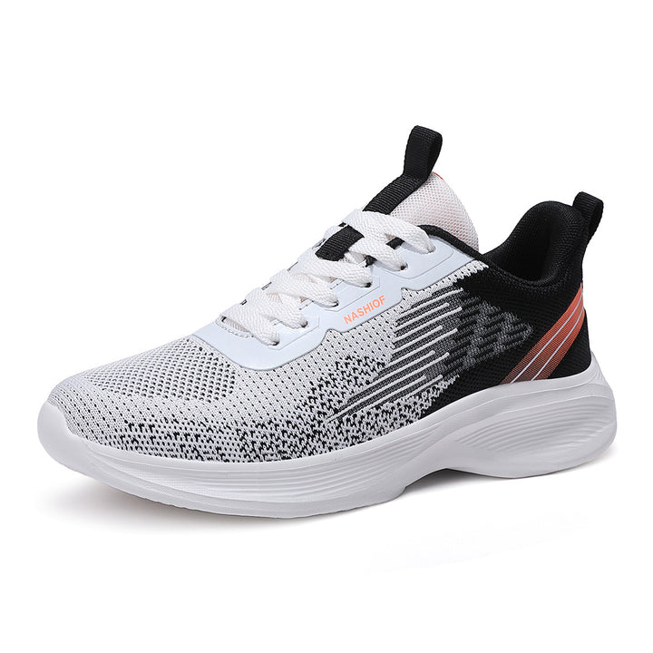 Damen nan federleichte Strick-Walking-Sneaker mit anatomischer Abrollsohle und ultraweicher Komfortinnensohle Echo Archiv