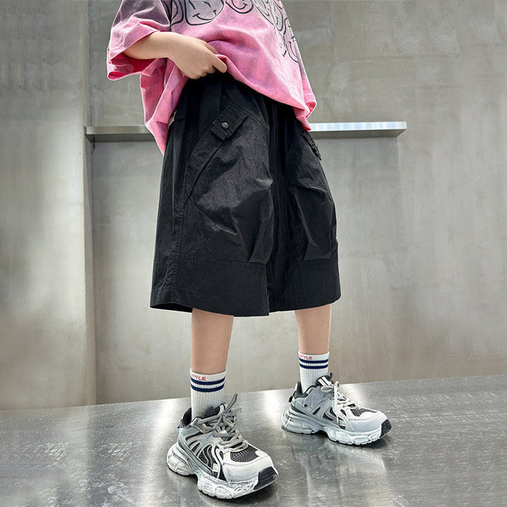 Jungen lässige Cargo-Shorts mit vielseitigen Taschen Echo Archiv