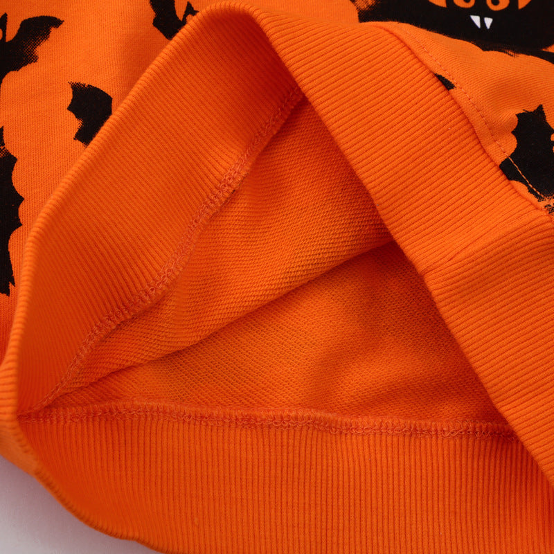 Jungen Sweatshirt mit fröhlichem Fledermaus- und Halloween-Design Echo Archiv