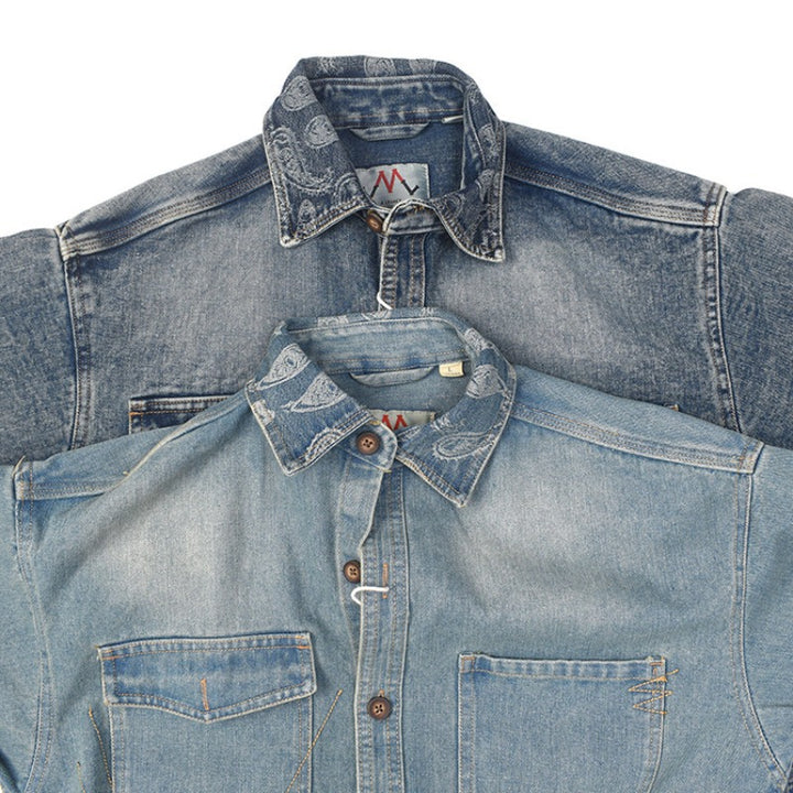 Herren Denim Hemdjacke Echo Archiv