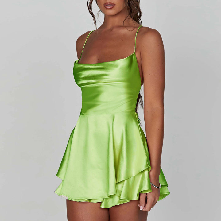 Damen schickes Abendkleid Echo Archiv