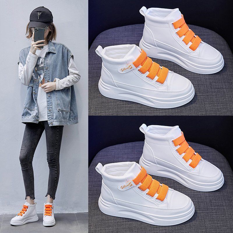 Damen High-Top Sneaker mit leichtem Design und verstellbaren Riemen Echo Archiv