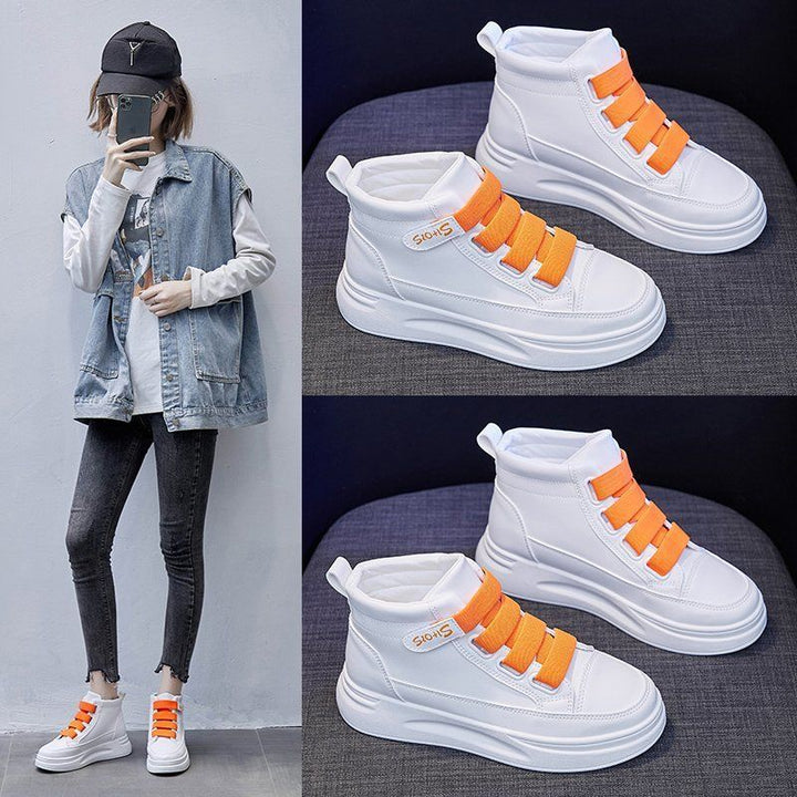 Damen High-Top Sneaker mit leichtem Design und verstellbaren Riemen Echo Archiv