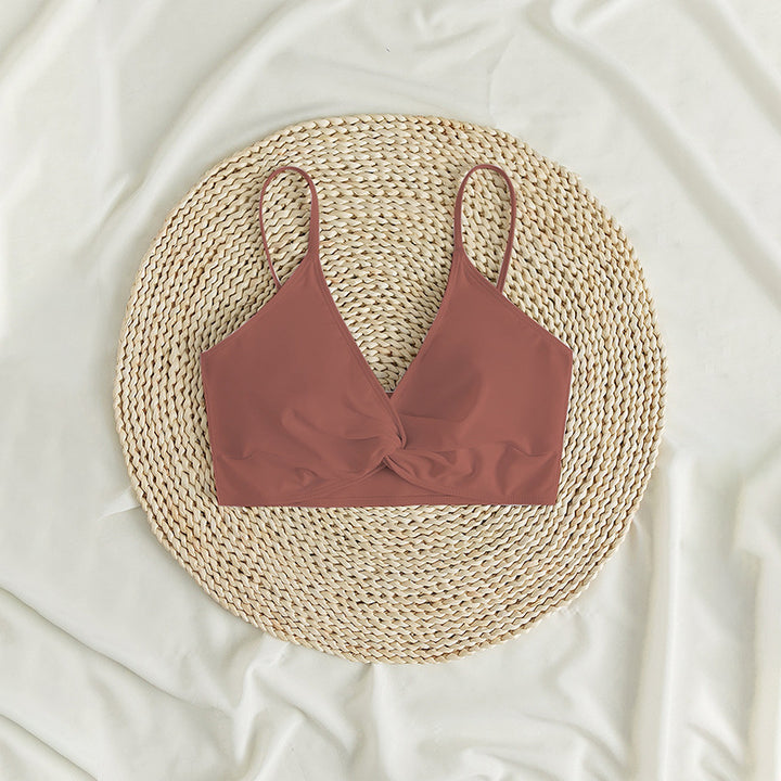Damen Bikini-Oberteil mit Wickeldesign und verstellbaren Trägern Echo Archiv