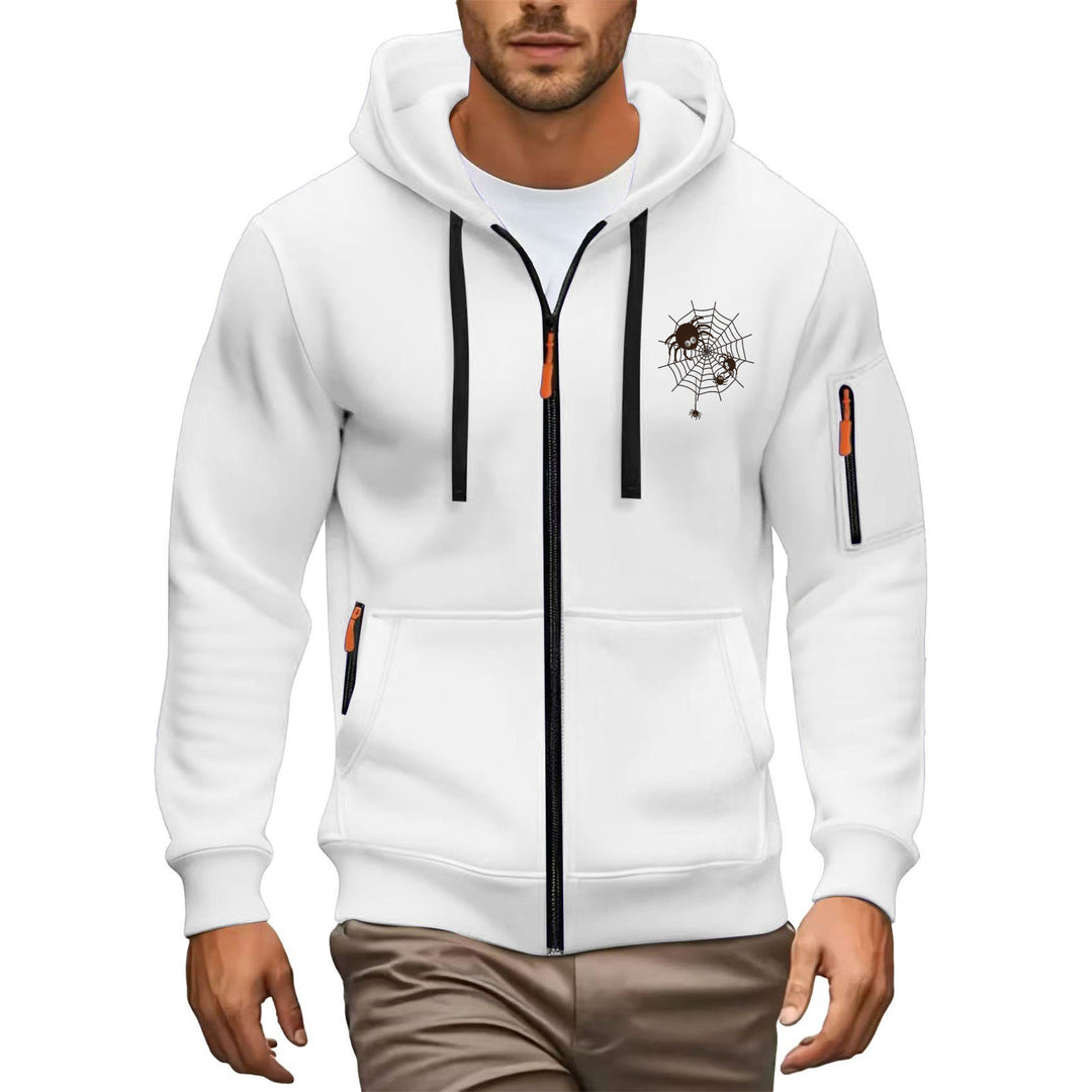 Herren Hochwertiger Zip-Hoodie Echoarchiv