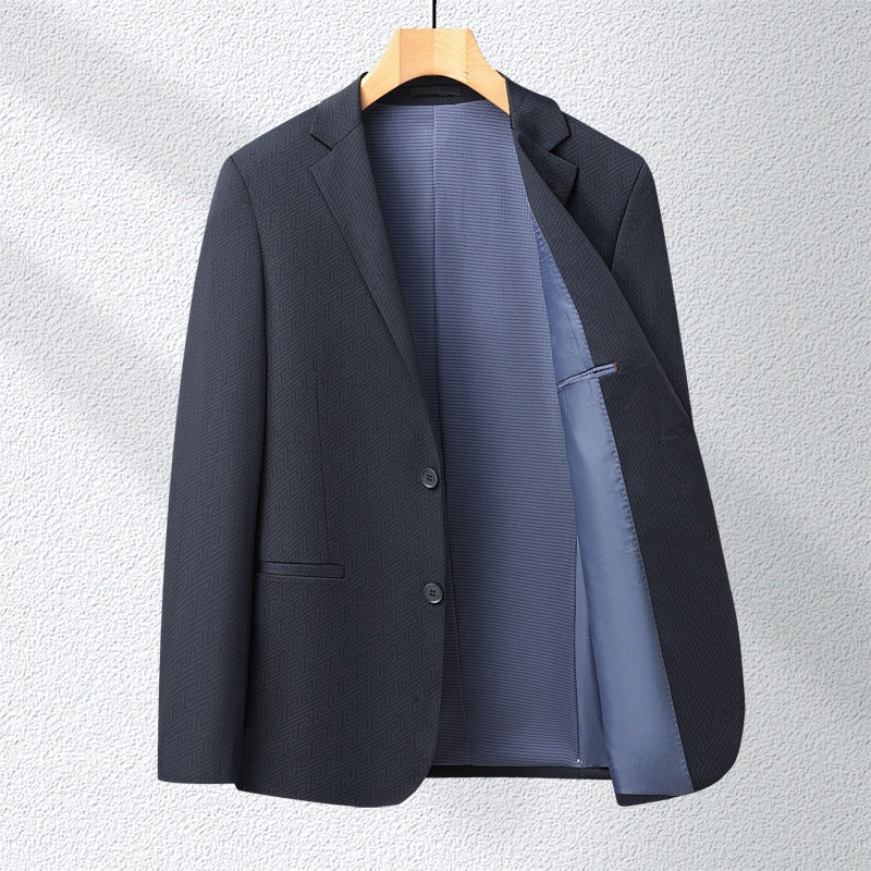 Herren eleganter Blazer mit strukturiertem Design und modernen Akzenten Echoarchiv