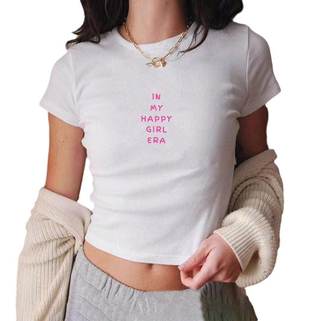 Damen Crop Top mit 90er Jahre Aufdruck Echo Archiv
