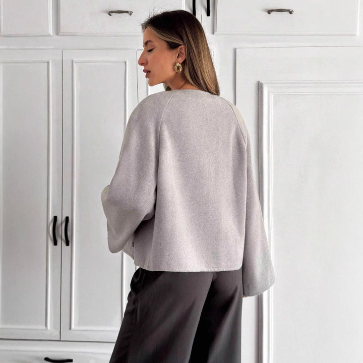 Damen Modische Oversized Jacke