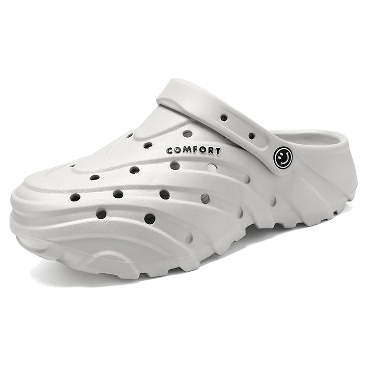 Unisex nan leichte perforierte Komfort-Clogs mit ergonomischer EVA-Sohle und verstellbarem Fersenriemen Echo Archiv