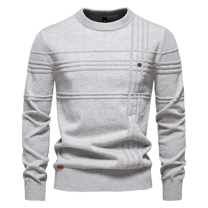 Herren Strickpullover mit modernem Strukturdesign und Komfortpassform Echoarchiv