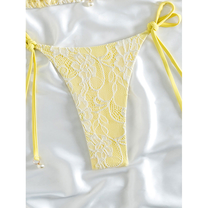 Damen Triangel-Bikini mit edlem Spitze-Design Echo Archiv