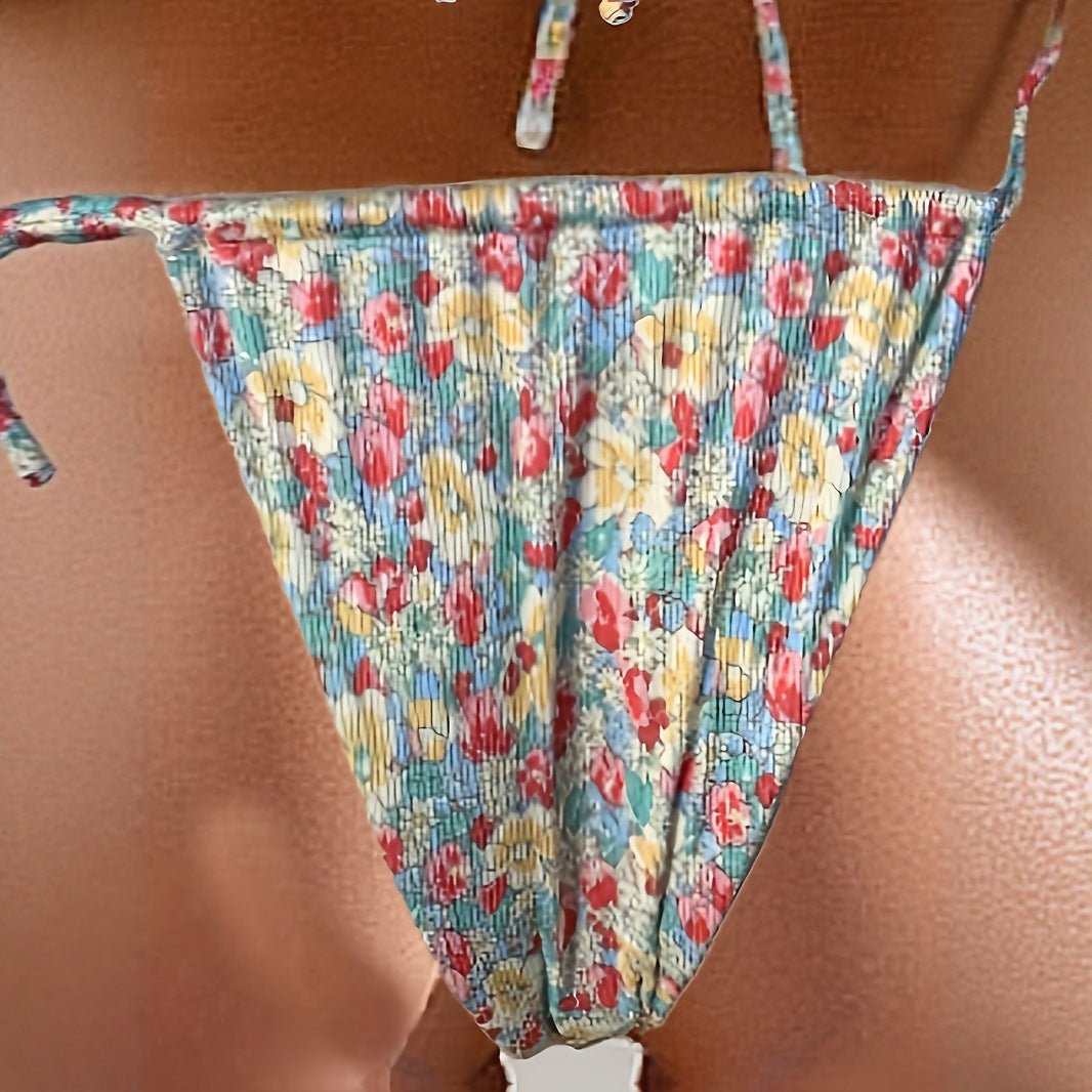 Damen Triangel-Bikini mit verstellbaren Bindebändern Echo Archiv